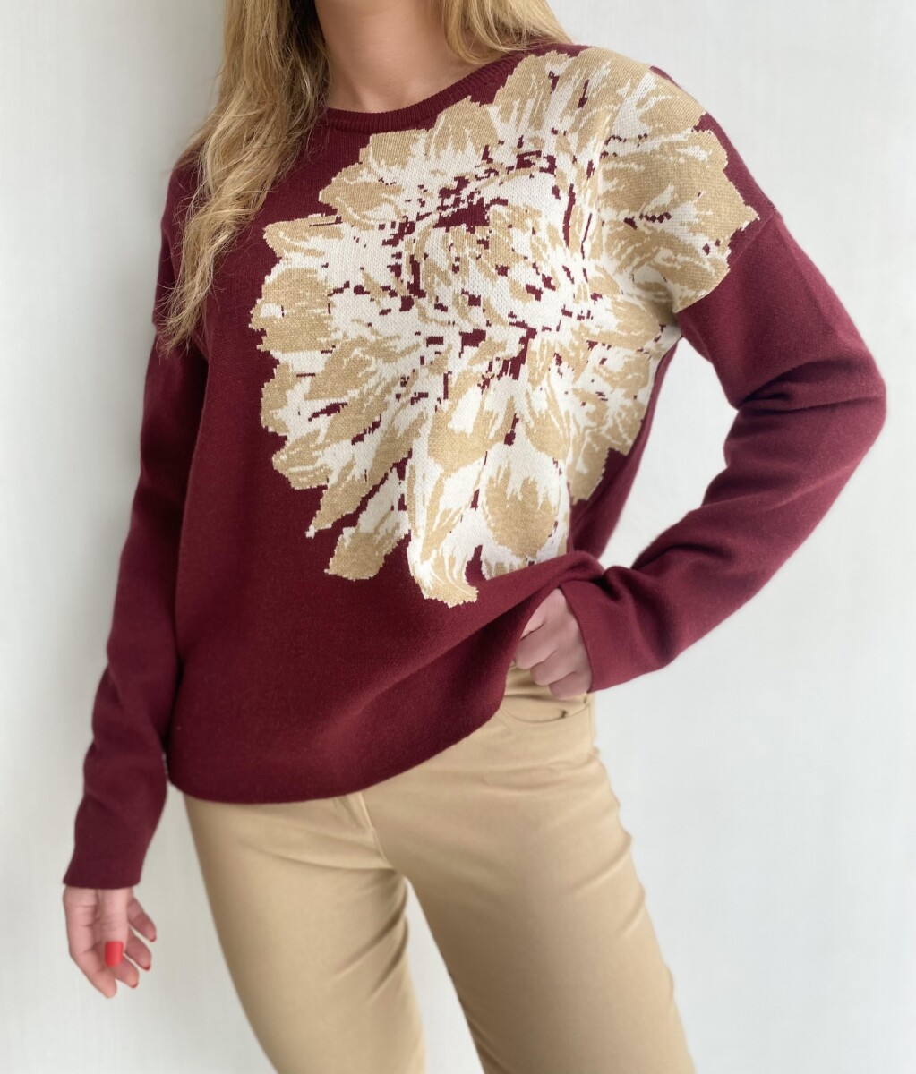 Sweater Terra - Bordó 