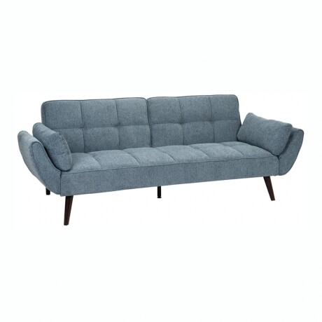 SOFA FRIDA Sillón Sofá Cama RUSTICO Frida Respaldo Reclinable - Azul