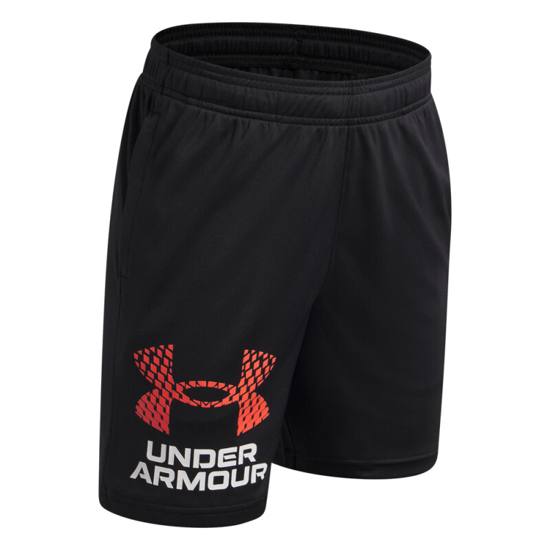 UA Tech Logo Shorts-GRN BLK-006