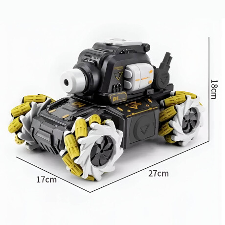 Tanque Auto Control Remoto Stunt4x4 Cañon Lanzador Jug030208