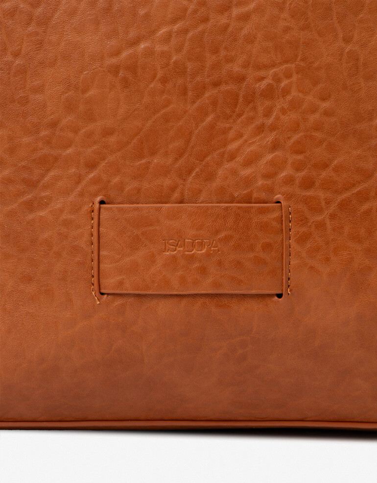 Shopper Shopper Con Doble Asa - Marron Suela