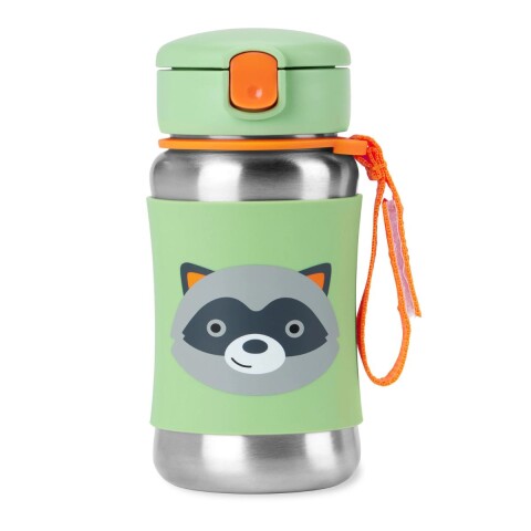 Botella infantil de acero inoxidable Mapache