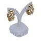 Caravanas en oro 18k estilo panther 4 hilos con clips Caravanas en oro 18k estilo panther 4 hilos con clips