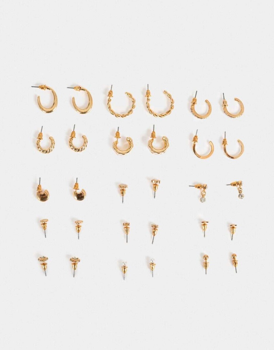 Sets De Aros - Dorado 
