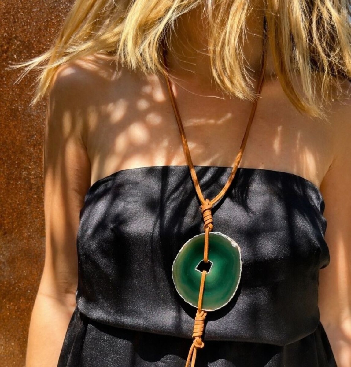 Simple Ágata Necklaces - Verde Agua 