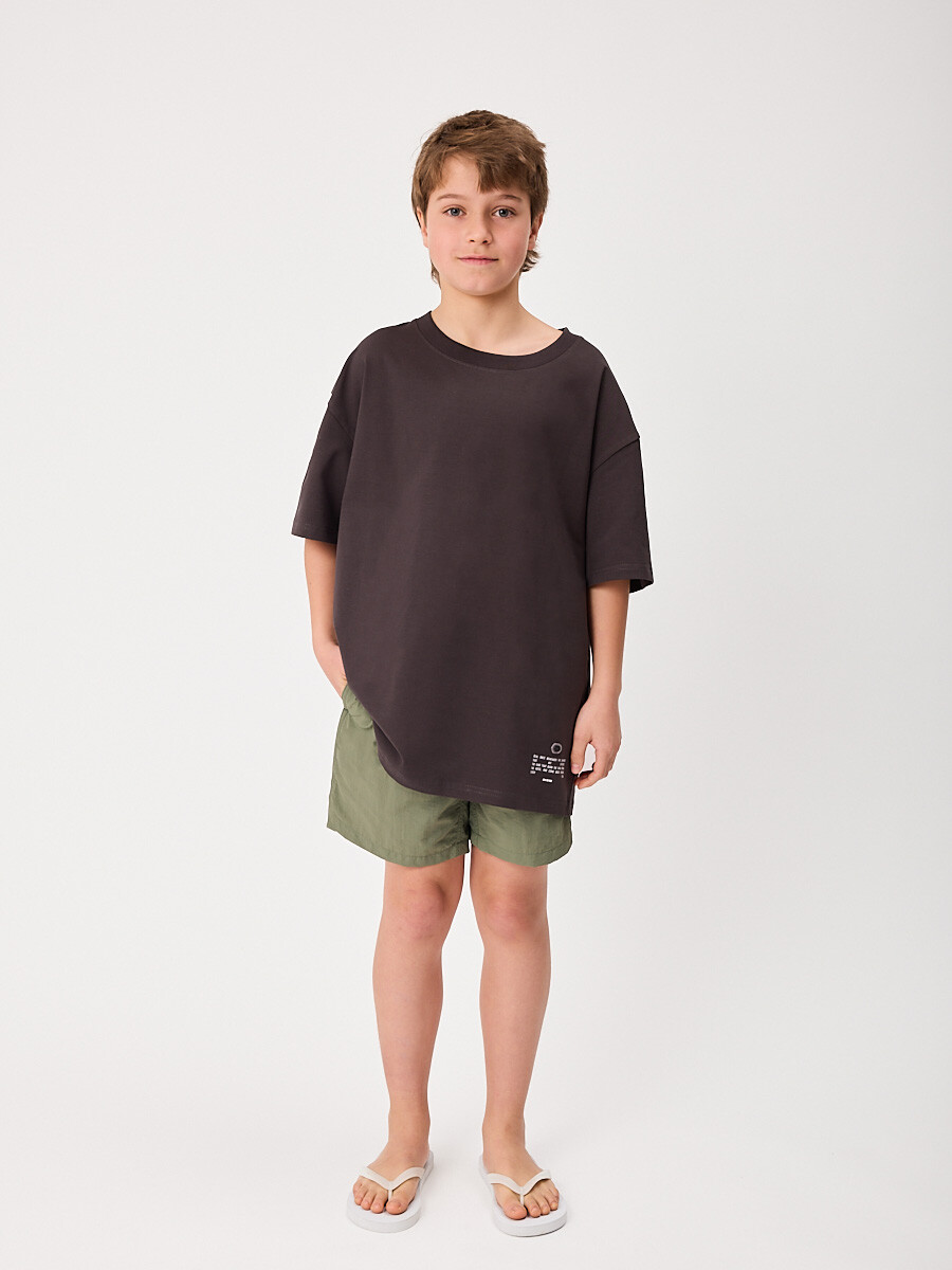T-SHIRT M/C DROBAR TEEN DIXIE Gris Oscuro