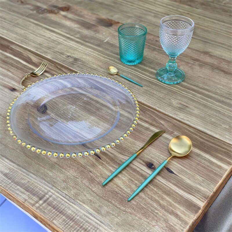 Plato de Postre en Vidrio Plato de Postre en Vidrio