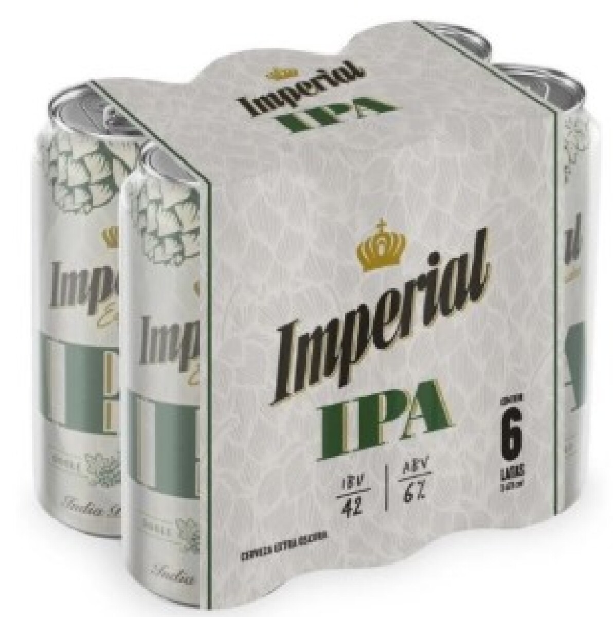 Pack X6 Latas de Cerveza Imperial Ipa 473ML 