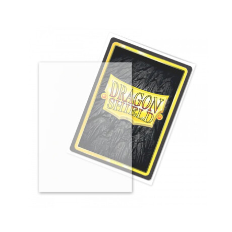 Dragon Shield: 100 Standard Sleeves - Non Glare - Clear Dragon Shield: 100 Standard Sleeves - Non Glare - Clear