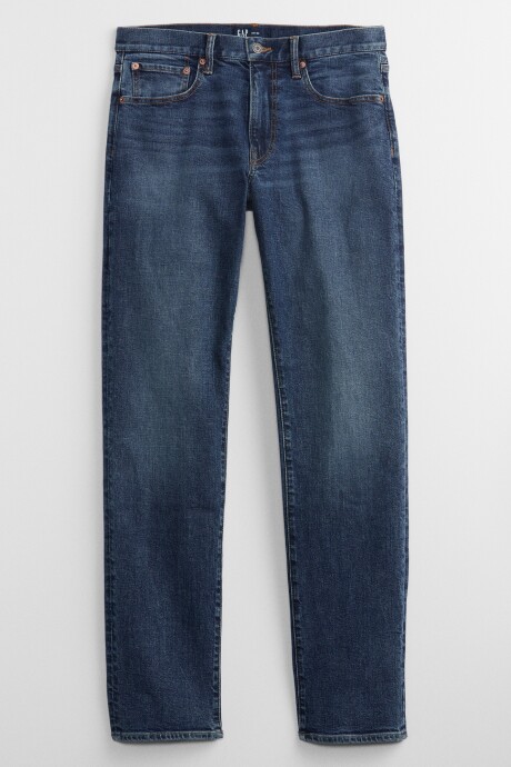 Jean Straight Hombre Medium Wash