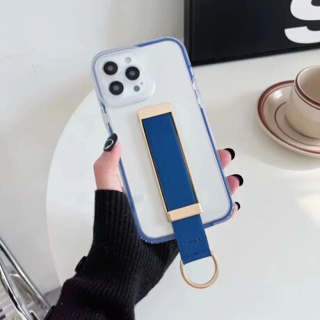 Protector con correa Samsung A54 azul V01