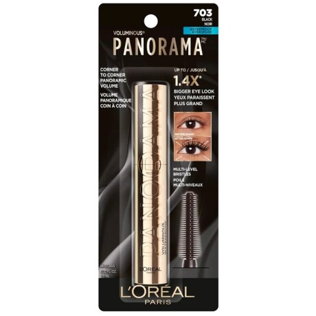 Máscara de Pestañas Panorama L'Oréal París Waterproof - Negro N° 703 Máscara de Pestañas Panorama L'Oréal París Waterproof - Negro N° 703