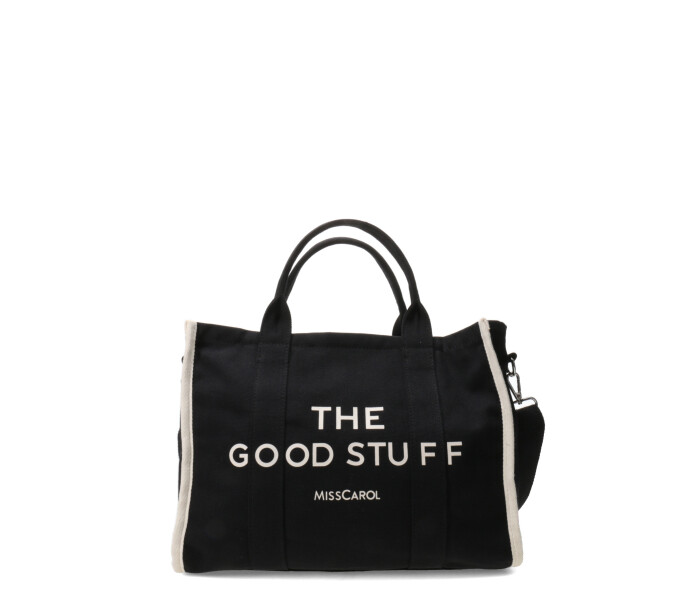 Cartera Miss Carol Voxi Con Estampado Negro