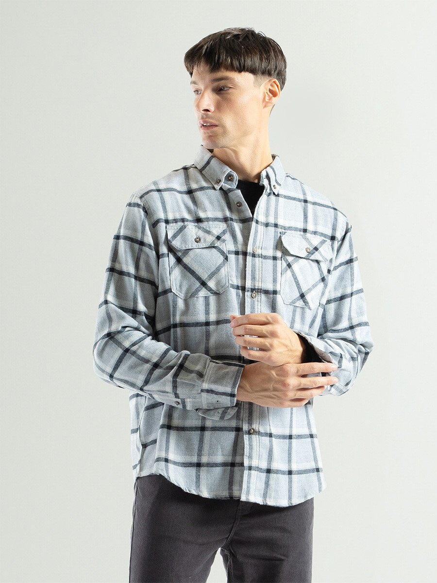 Camisa Franela Forum CFF-24 - Negro/Fantasia 1 