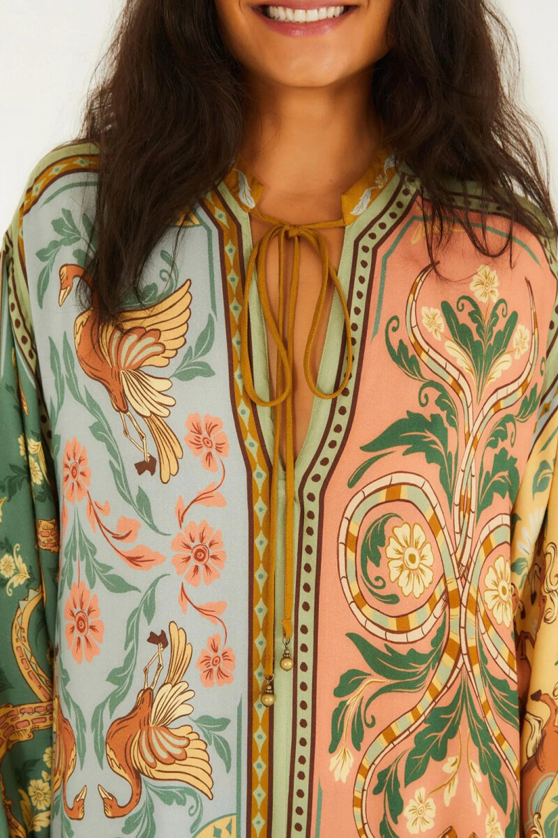 VESTIDO OVER Multicolor