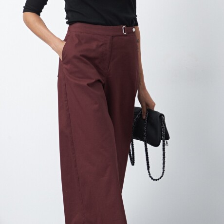 PANTALÓN LOUIZI Bordó