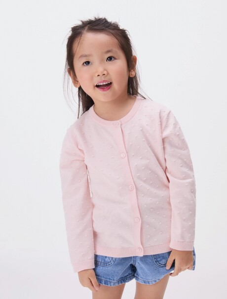 CARDIGAN INFANTIL ROSADO