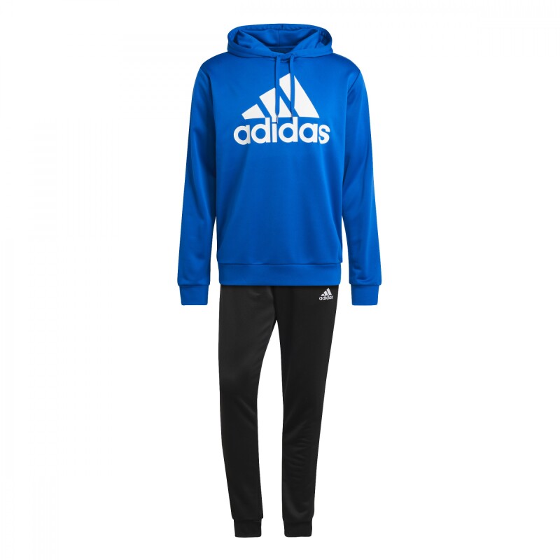 Conjunto Sportswear French Terry Hooded de Hombre Azul