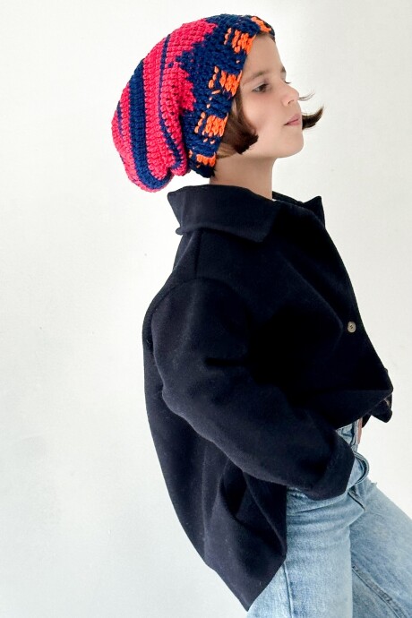 Wool Hat Guri Fucsia / Azul