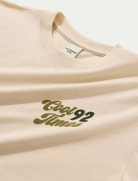 CONJUNTO INFANTIL CON SHORT BEIGE