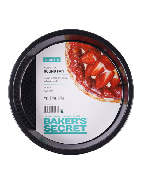 MOLDE REDONDO ANTIAD 25X25X5.2CM ULTIMATE NEGRO BS MOLDE REDONDO ANTIAD 25X25X5.2CM ULTIMATE NEGRO BS