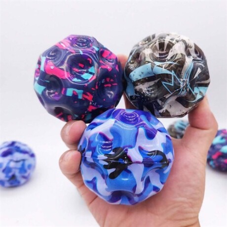 Mini pelota cráter multicolor Sc