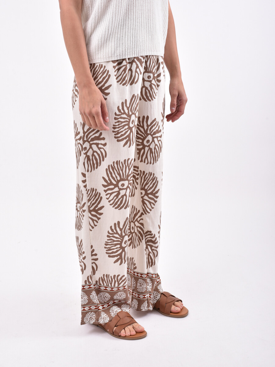 PANTALON ELARA - OFF WHITE 