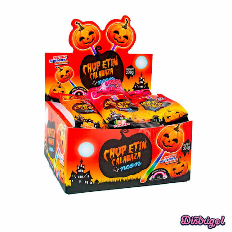 CHUPETIN DISTRIGOL CALABAZA HALLOWEEN 10GRS 30PCS CHUPETIN DISTRIGOL CALABAZA HALLOWEEN 10GRS 30PCS