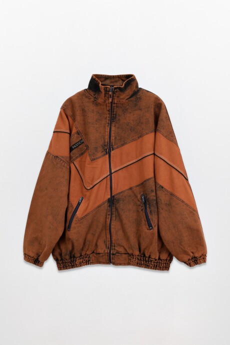 Campera Olímpica Denim Washed Rust
