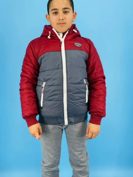 CAMPERA RUSTY HENLY GRIS BORDO