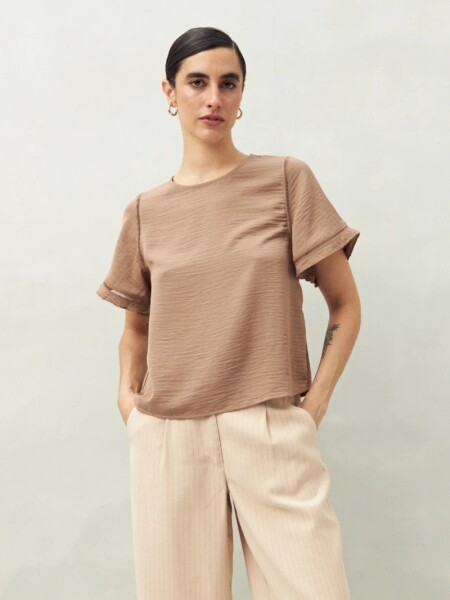 BLUZA D.CASSIN CACTUS MARRON