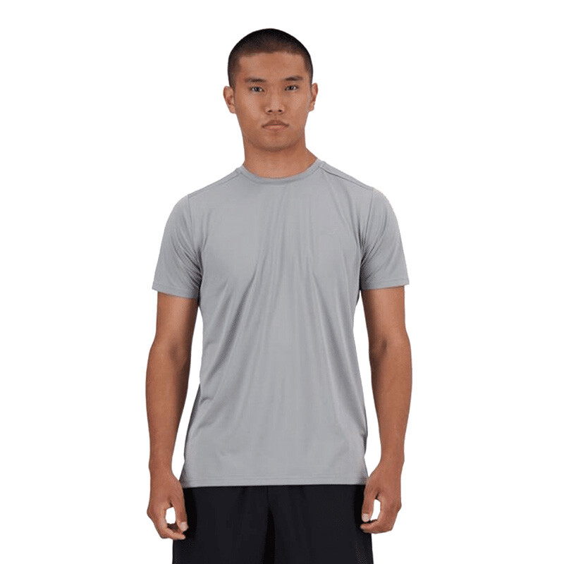 Remera New Balance Run de Hombre - MT41222YST Beige