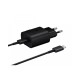 Cargador Original Samsung 25W USB-C Con Cable USB-C Negro Cargador Original Samsung 25W USB-C Con Cable USB-C Negro