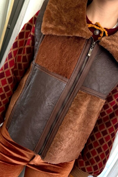 Chaleco Mix Camel