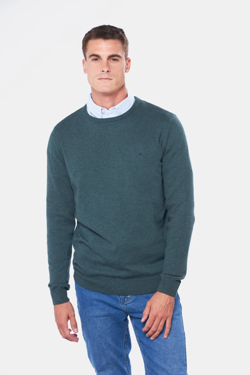 BUZO CUELLO BASE - Verde 