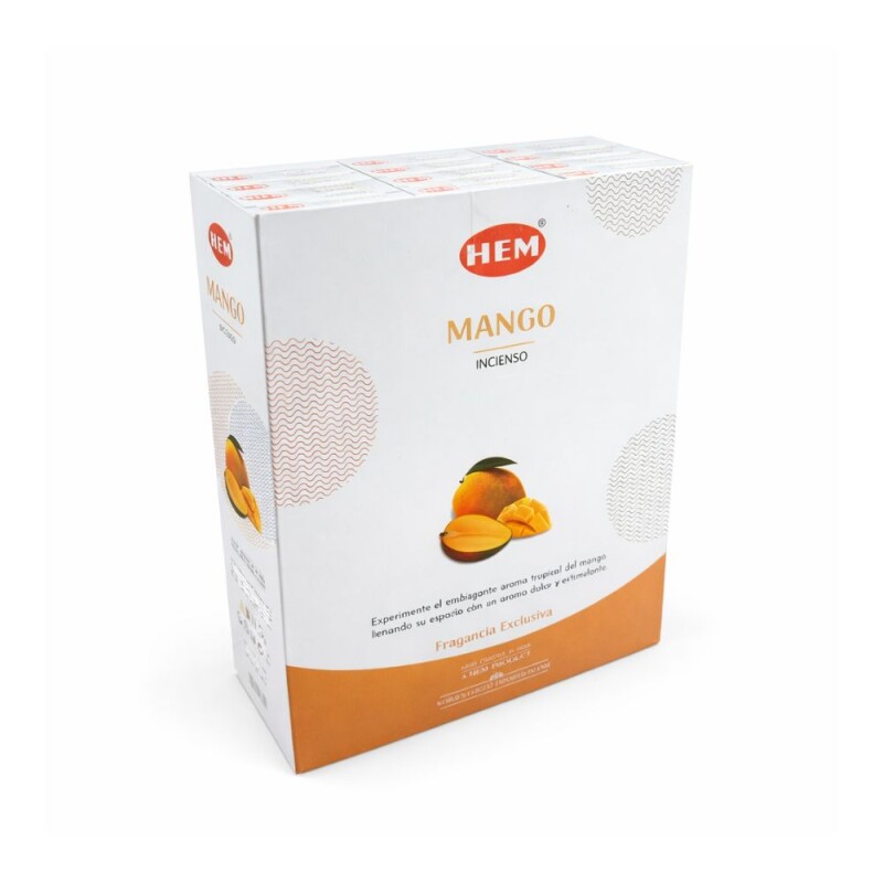 INCIENSO HEM PREMIUM 25 GR X12 Mango
