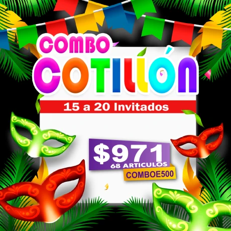 Combo Cotillon Economico De 15 A 20 Invitados Combo Cotillon Economico De 15 A 20 Invitados