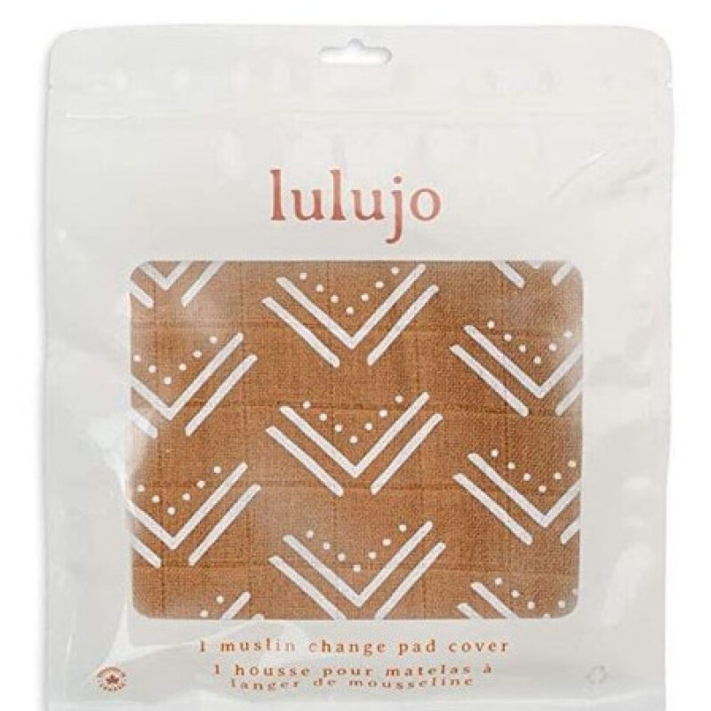 Cubre cambiador de muselina 100% algodón Mudcloth