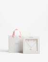 Bijouterie Set Exclusive Edition Set Aros Pasantes Y Cadena Plata 925 - Plateado Rodio
