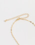 Collares Largos Capsula Especial Collar Largo Multidijes Cuarzo Rosa - Dorado