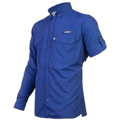 Camisa Antares con protección UV - King brasil Azul