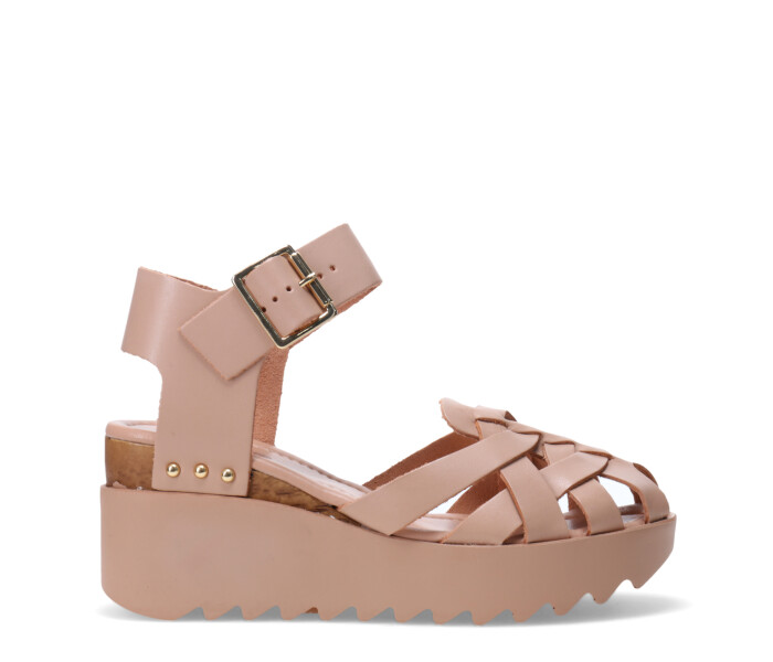 Sandalias de Mujer Bottero tiras c/hebilla Marrón - Marrón Claro