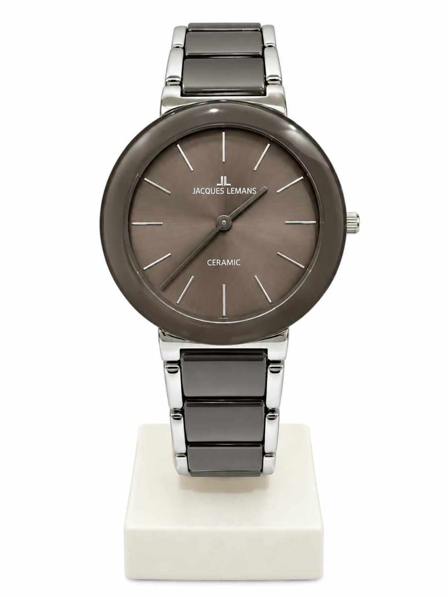 Reloj Jacques Lemans cerámica/marrón 