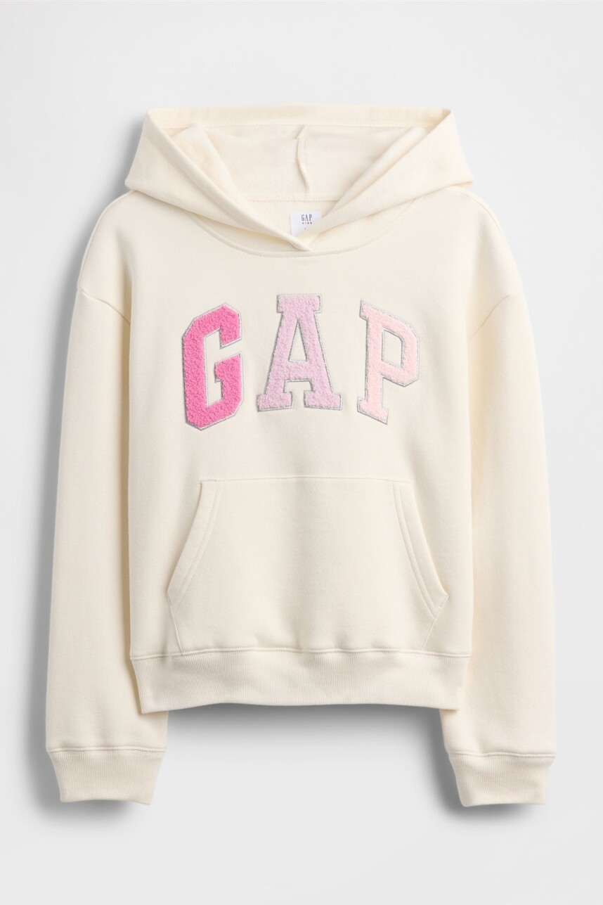 Canguro Logo Gap Niña Ivory Frost