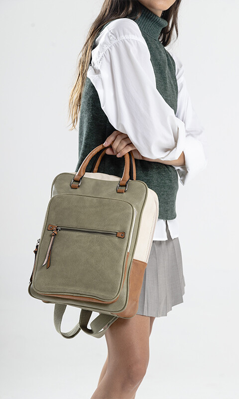 MOCHILA CARACAS LAUREL ARENA Y SUELA