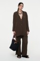 CAMISA OVERSIZED Marron