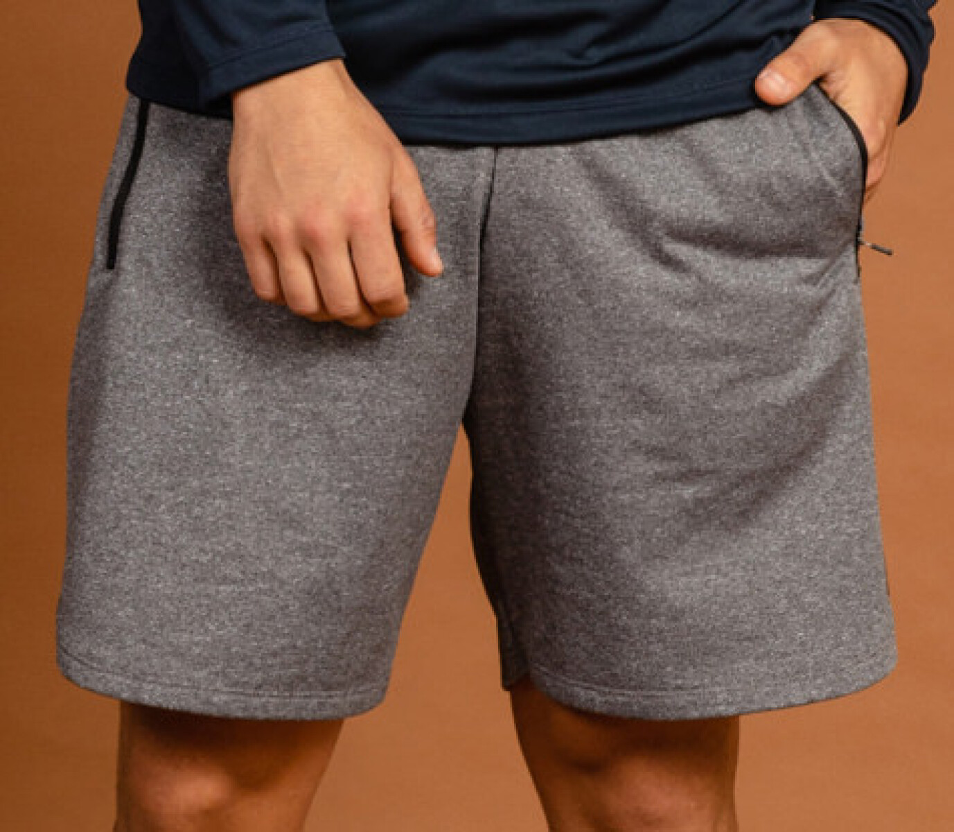 Short de Hombre N+ Morley - Gris Melange 