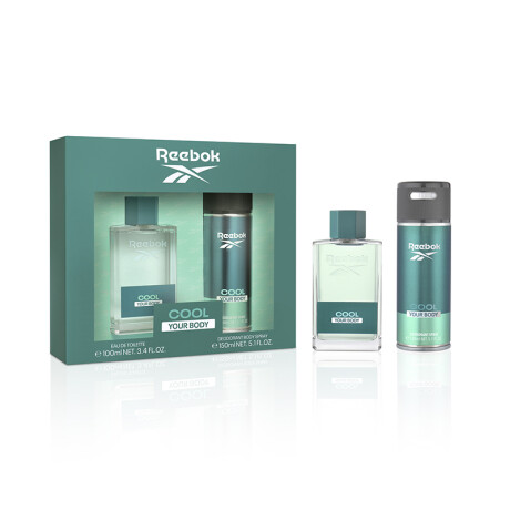 Set Reebok Edt 100 ml + Deosodorante corporal 150 ml Cool for him