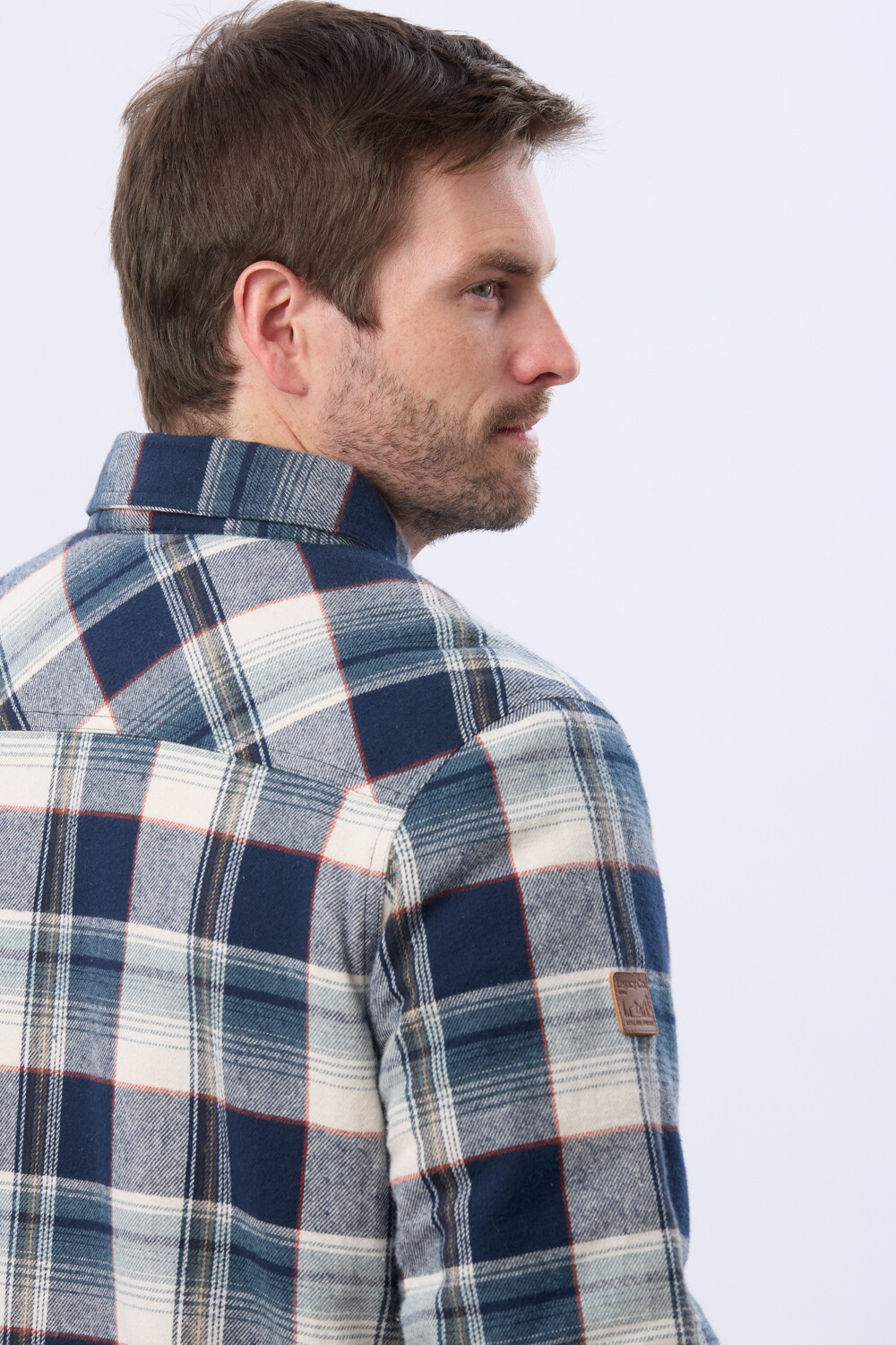CAMPERA LEÑADORA CON CORDERITO Azulosc