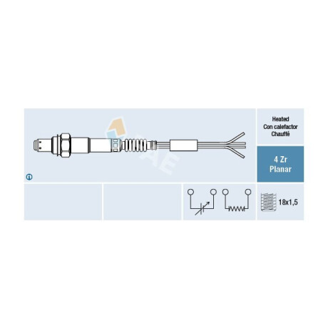 SONDAS RENAULT SONDA LAMBDA RENAULT OROCH PLANAR DISTINTA A 77015 FAE SONDAS RENAULT SONDA LAMBDA RENAULT OROCH PLANAR DISTINTA A 77015 FAE